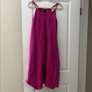 Bobi Gauze Pink Dress L